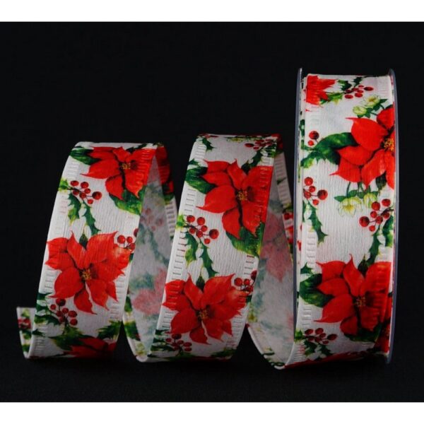 NASTRO STELLA DI NATALE MM 40 X 10 MT rosso (Cod. 40348-01)