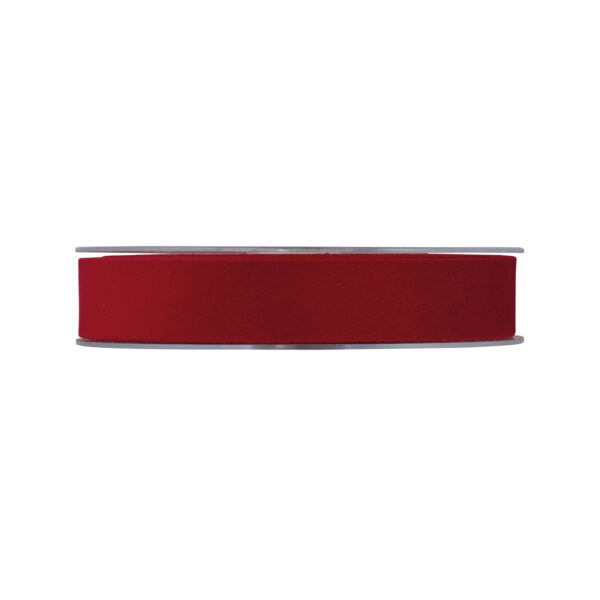 NASTRO VELLUTO 25MMX15MT rosso-07 (Cod. 28040-01)