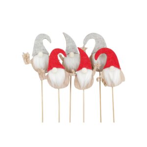 SET 18 PZ. PICK GNOMO NATALIZIO 30,3 CM  (Cod. 40508-01)