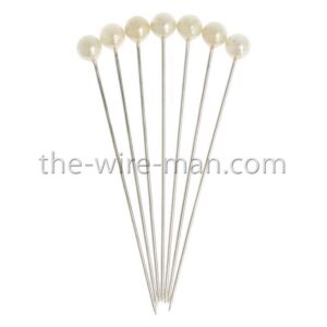 OASIS SPILLI ORNAMENTALI D.6 MM L. 6,5 CM PZ.144 avorio (Cod. 3931-06)