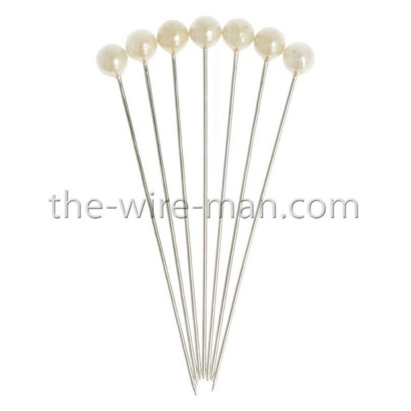 OASIS SPILLI ORNAMENTALI D.6 MM L. 6,5 CM PZ.144 avorio (Cod. 3931-06)