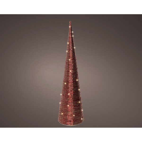 CONO LED INDOOR H80 D20 CM rosso (Cod. 40273-02)