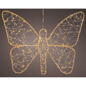 FARFALLA LED 58X43 CM oro (Cod. 40703-01)