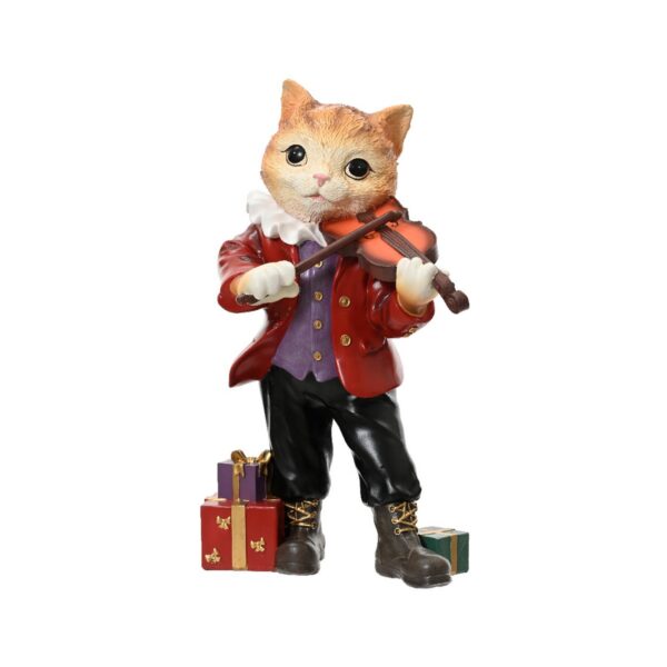 GATTO IN POLIRESINA 27X21,5 H45 CM  (Cod. 40720-01)