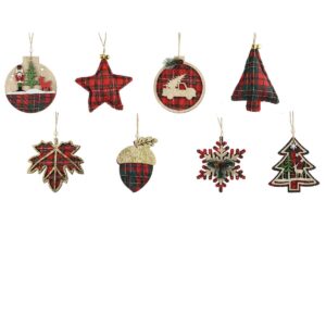 1 PZ. DECORO NATALIZIO DA APPENDERE D12 CM  (Cod. 40722-01)