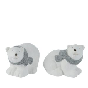 ORSO POLARE IN TERRACOTTA H9,5 CM  (Cod. 40727-01)