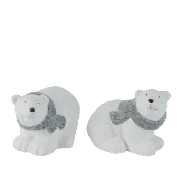 ORSO POLARE IN TERRACOTTA H9,5 CM  (Cod. 40727-01)