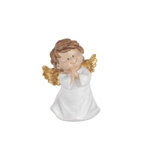 ANGIOLETTO IN PREGHIERA 12X9,5 H17 CM resina (Cod. 40567-01)