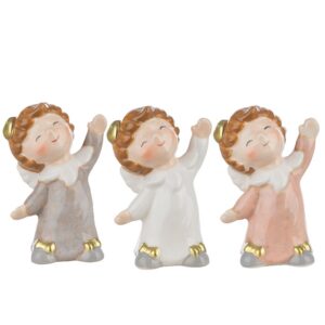 1 PZ. ANGIOLETTO CERAMICA CHE SALUTA 5X4 H7,5  (Cod. 40568-01)