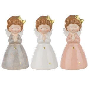 1 PZ. ANGIOLETTO CERAMICA BIMBA  7,5X7,5 H14 CM  (Cod. 40569-01)