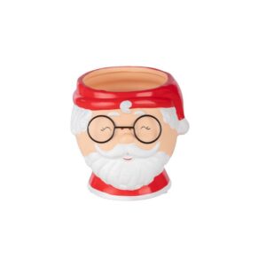 VASO BABBO NATALE 9X8,5 H9 CM  (Cod. 40580-01)