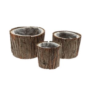 SET 3 CESTI VIMINI D26 H20 CM  (Cod. 40528-01)