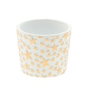 VASO STELLE H11 D13,5 CM bianco (Cod. 40612-01)