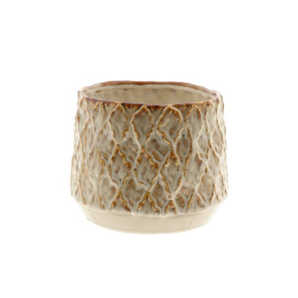 VASO ZARIA D17,5 H14,5 CM beige (Cod. 40610-01)