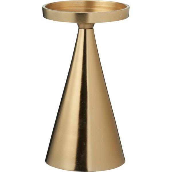 PORTACANDELA ALLUMINIO ORO 10X17 CM  (Cod. 40686-01)