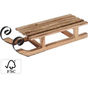 SLITTA LEGNO MARRONE 40X14X10 CM   (Cod. 40634-01)