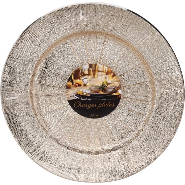 PIATTO D33 CM oro (Cod. 40640-01)