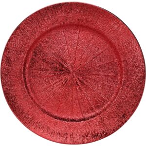 PIATTO D33 CM rosso (Cod. 40640-03)