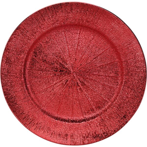 PIATTO D33 CM rosso (Cod. 40640-03)
