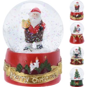 1 PZ. BOLLA DI ACQUA NATALIZIA 8 CM soggetto-casuale (Cod. 40641-01)