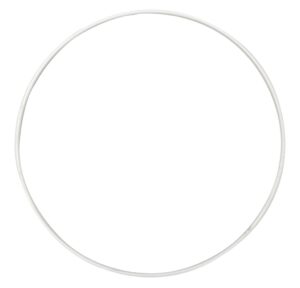 ANELLO METALLO D40 CM bianco (Cod. 40584-02)