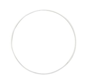 ANELLO METALLO D30 CM bianco (Cod. 40585-02)