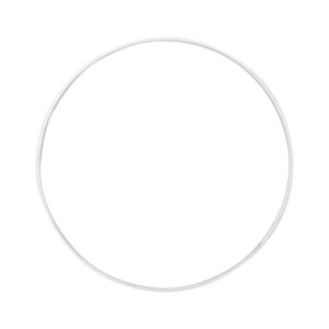 ANELLO METALLO D30 CM bianco (Cod. 40585-02)