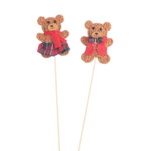 SET 6 PZ. PICK ORSETTO PANNO H40 CM  (Cod. 40597-01)