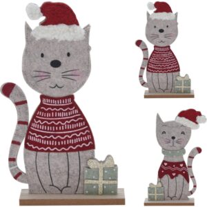 GATTO FELTRO H27 CM soggetto-casuale (Cod. 40691-01)