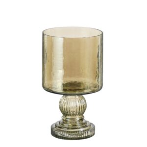 PORTACANDELA VETRO MALA HURRICANE H27 D15,5 CM marrone (Cod. 40792-01)