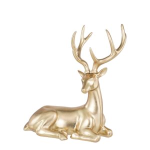 DECORAZIONE RENNA 23X34 H40 CM oro (Cod. 40801-01)