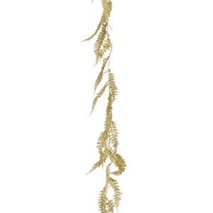 CADENTE FOGLIE GLITTER 180 CM oro (Cod. 40820-01)