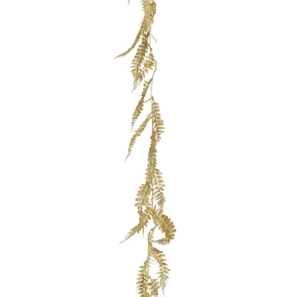 CADENTE FOGLIE GLITTER 180 CM oro (Cod. 40820-01)
