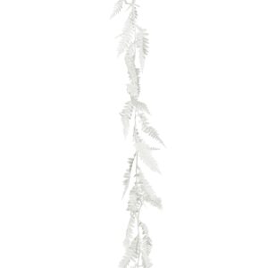 CADENTE FOGLIE GLITTER 180 CM bianco (Cod. 40820-03)