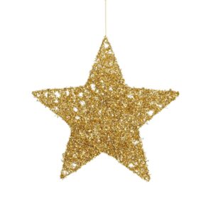 STELLA GLITTER DA APPENDERE D25 CM oro (Cod. 40825-02)