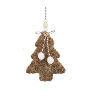 DECORAZIONE DA APPENDERE ALBERO D8/10 CM marrone (Cod. 40789-03)