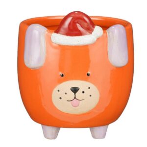 CASPO' GATTO NATALE  H15 CM arancione (Cod. 40848-01)
