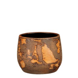 VASO ROTONDO OLAF H13 D16,5 CM terra (Cod. 40855-01)