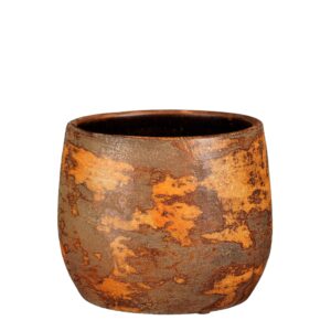 VASO ROTONDO OLAF H15 D19,5 CM terra (Cod. 40856-01)