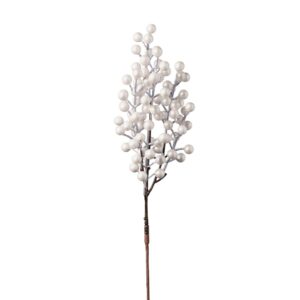 RAMETTO BACCHE X5 46 CM bianco (Cod. 41094-01)