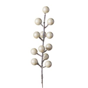 24 PZ. RAMETTO BACCHE  bianco (Cod. 41096-02)