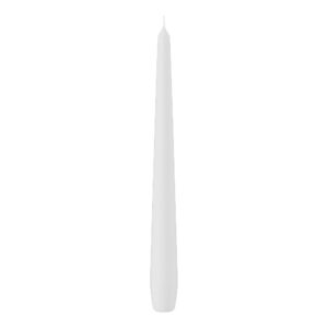 SET 12 CANDELE CONICHE H25 D2,5 CM bianco (Cod. 9872-30)