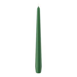 SET 12 CANDELE CONICHE H25 D2,5 CM verde-scuro (Cod. 9872-31)
