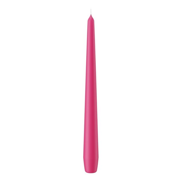 SET 12 CANDELE CONICHE H25 D2,5 CM fucsia (Cod. 9872-36)