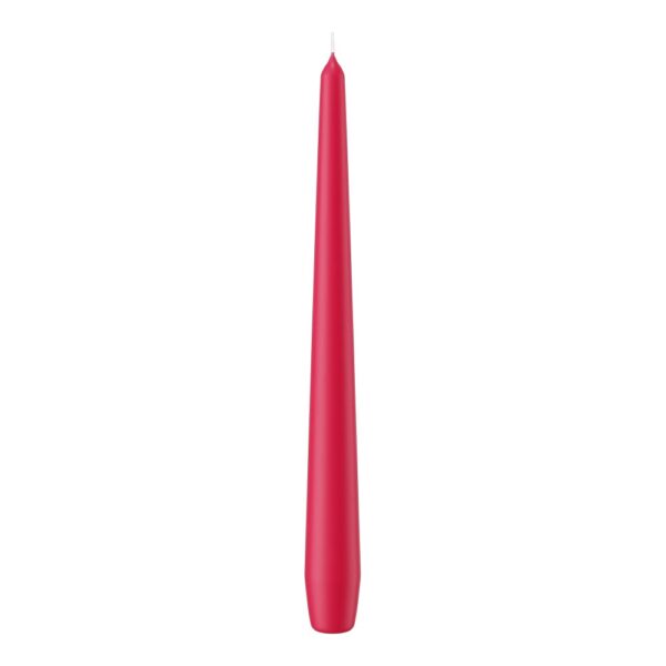 SET 12 CANDELE CONICHE H25 D2,5 CM magenta (Cod. 9872-37)