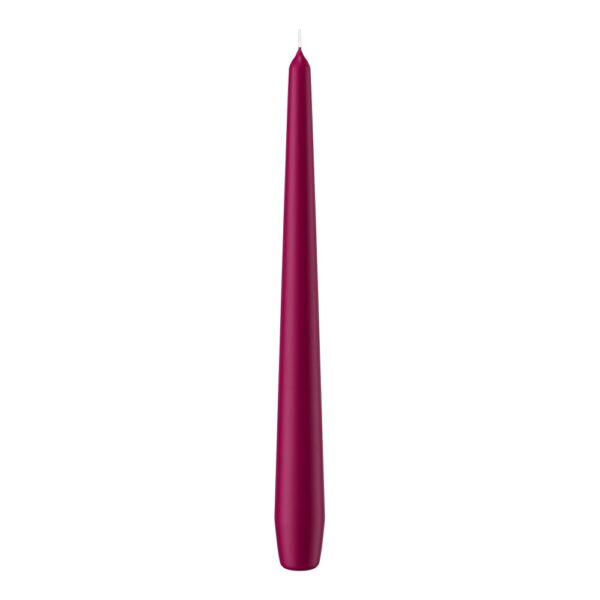 SET 12 CANDELE CONICHE H25 D2,5 CM viola-chiaro (Cod. 9872-41)