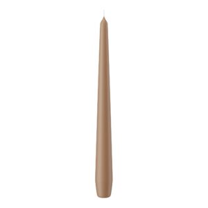 SET 12 CANDELE CONICHE H25 D2,5 CM caramello (Cod. 9872-54)