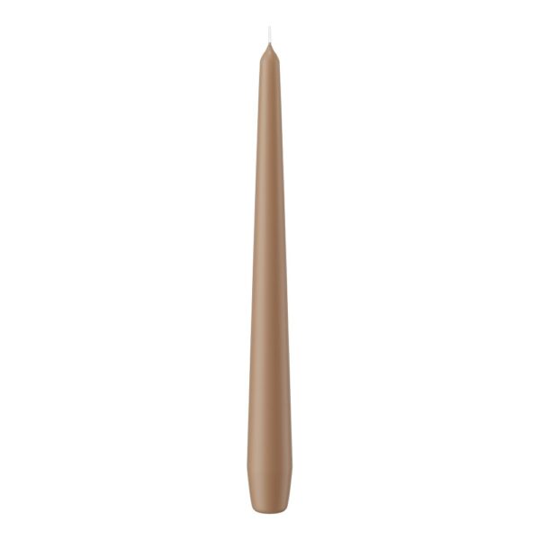 SET 12 CANDELE CONICHE H25 D2,5 CM caramello (Cod. 9872-54)