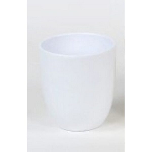 SET 6 PZ.  PORTAVASO CERAMICA PER VASO D12 TONDO bianco-opaco (Cod. 40868-01)