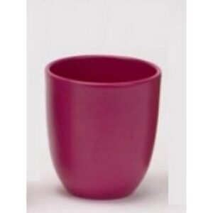 SET 6 PZ. PORTAVASO CERAMICA PER VASO D12 TONDO fucsia (Cod. 40868-03)
